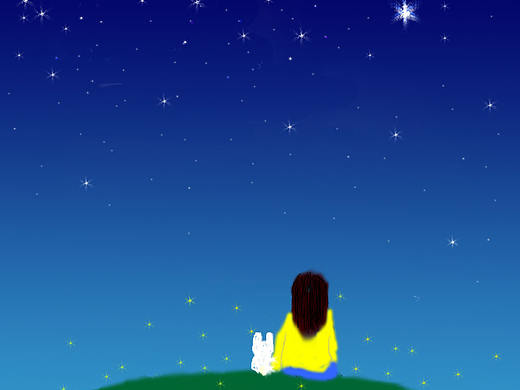 夜空中最亮的星