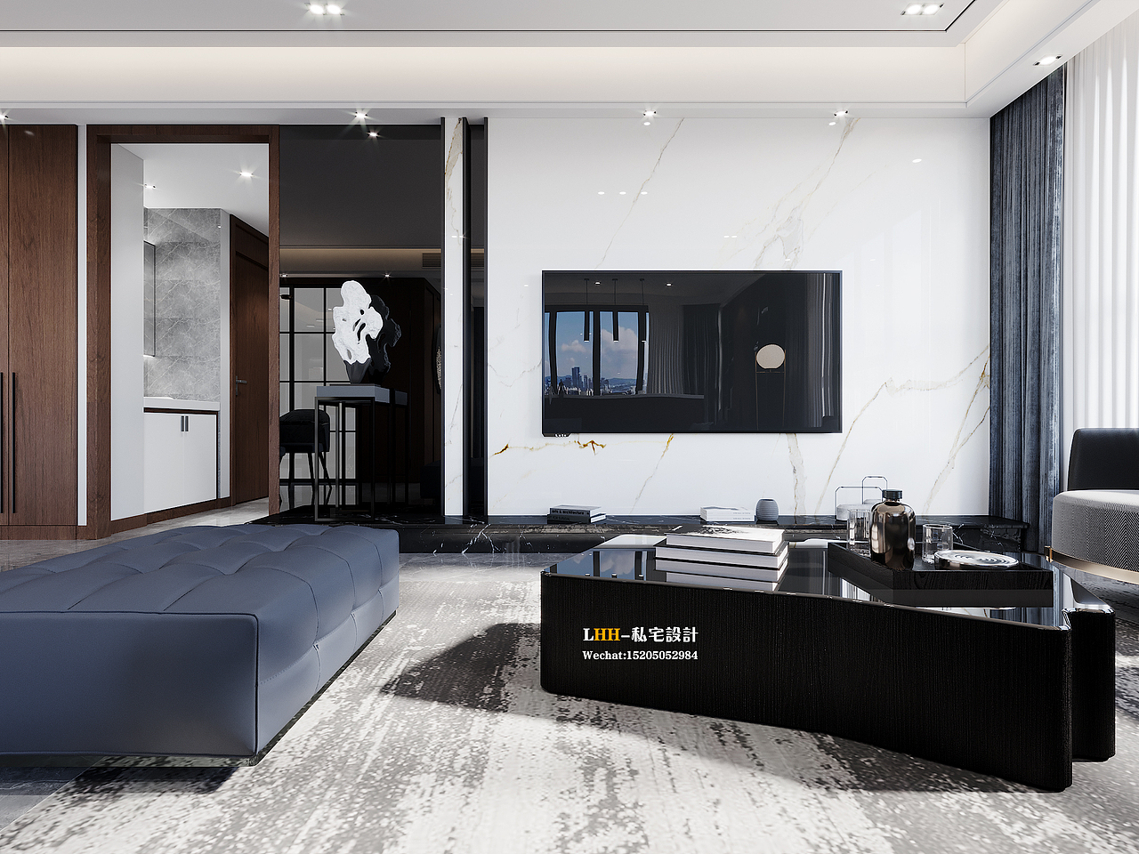 简约客厅（图ZMTUzNzM0NTI4） - 家装设计 - 站酷设计师LHH私宅设计原创素材 - 站酷ZCOOL