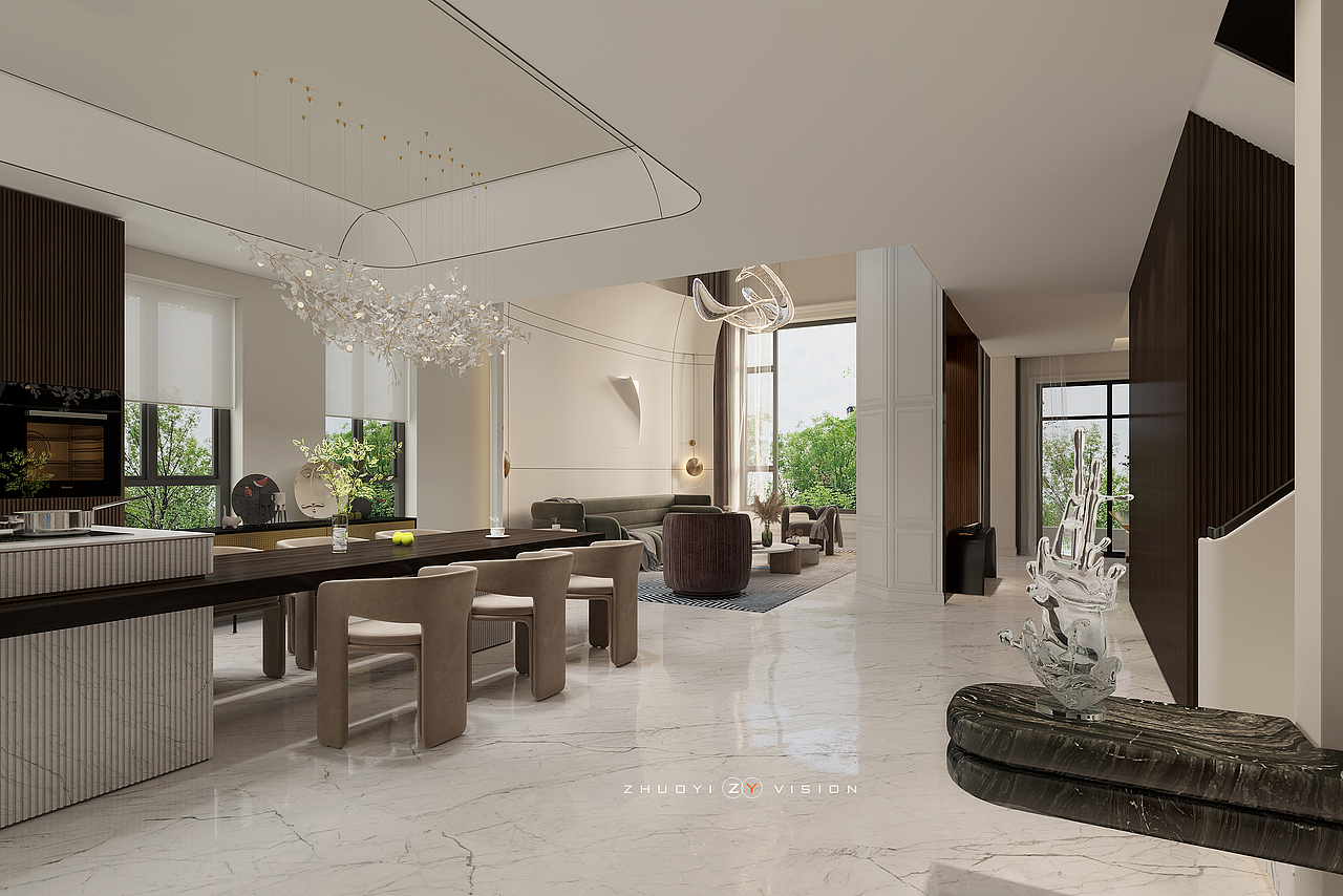 欧式诧寂混搭表现 cr6.0（图ZMjgwMTAyNDE2） - 家装设计 - 站酷设计师硺艺数字表现原创素材 - 站酷ZCOOL