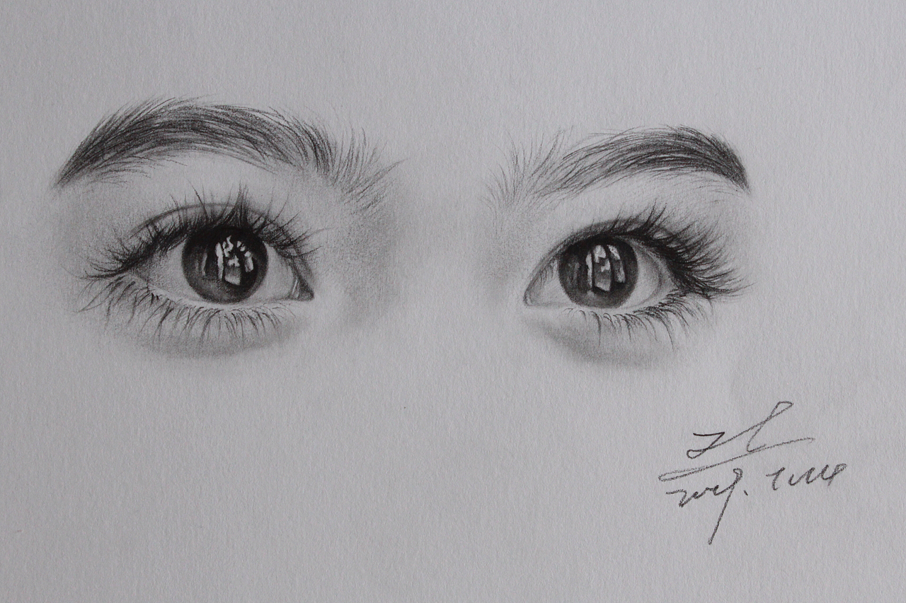 素描眼睛
