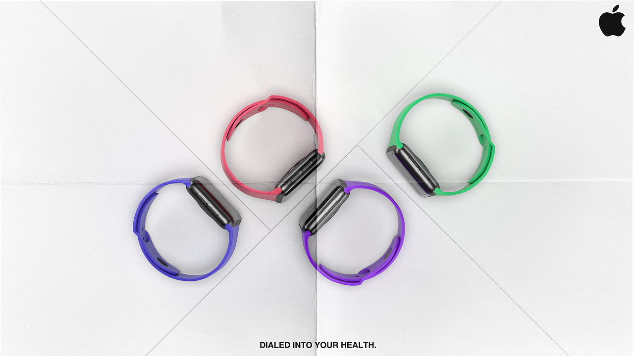 苹果手表APPLE WATCH渲染（图ZMjQ4NTY3NTgw） - 产品 - 站酷设计师Horeo原创素材 - 站酷ZCOOL