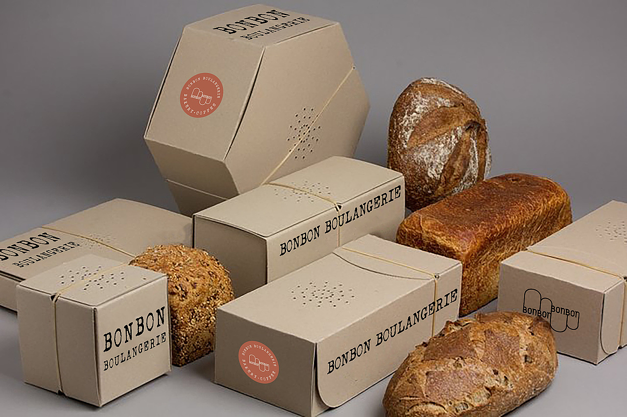 BONBON 日式面包房品牌设计