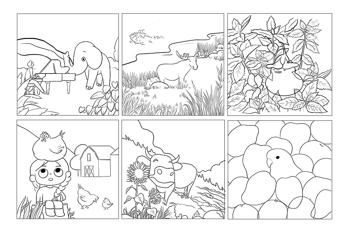 来自小动物的消息（第一辑）（图ZMjQ5NjY2NTUy） - 创作习作 - 站酷设计师jin5原创素材 - 站酷ZCOOL