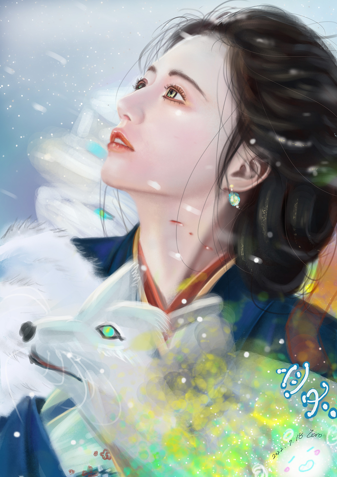 节气人物插画系列（图ZMzA5MDk2OTIw） - 商业插画 - 站酷设计师Zero绘图原创素材 - 站酷ZCOOL