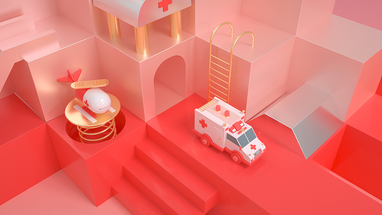 《C4D图形动画》-2019年6月练习