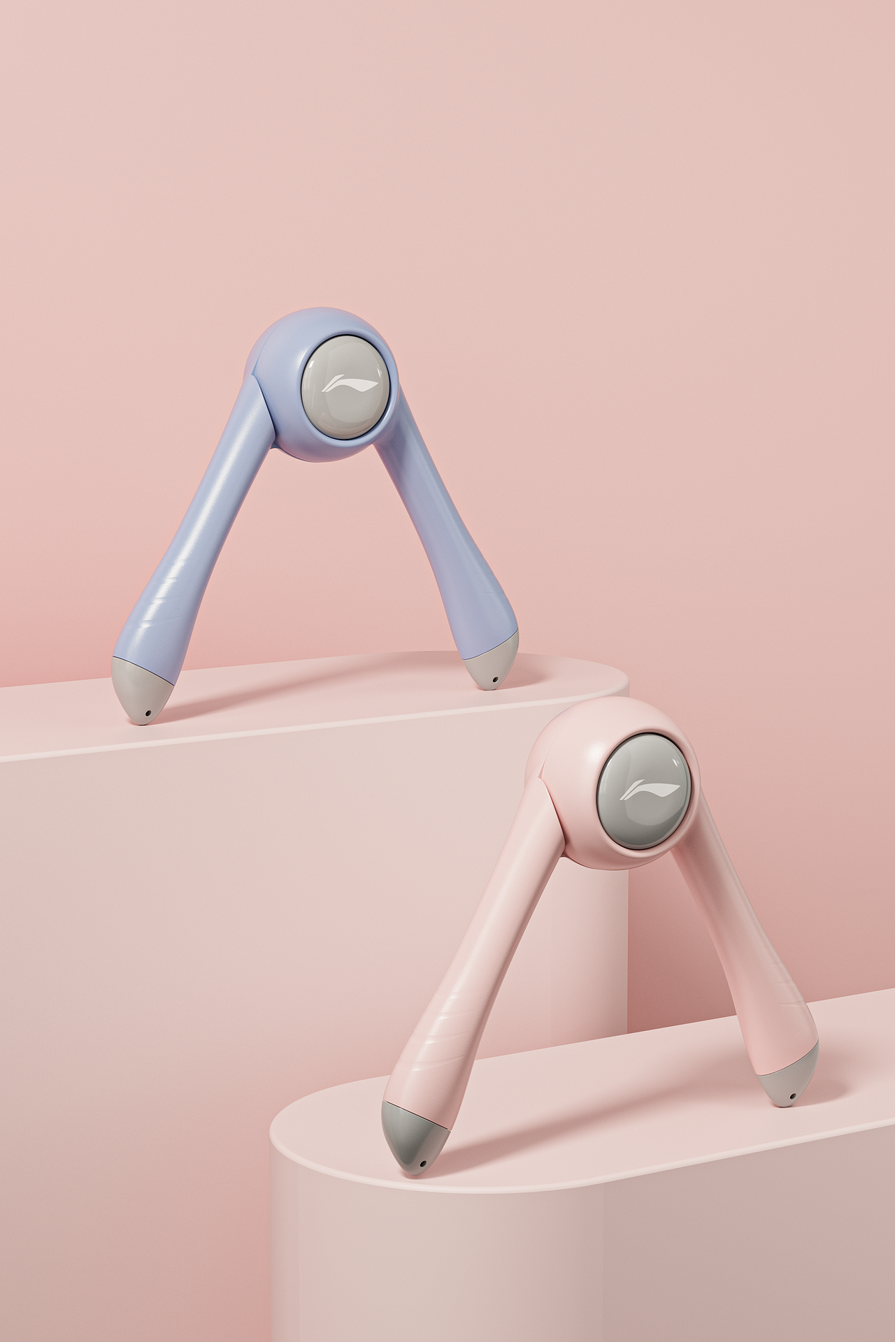 女士臂力器建模渲染