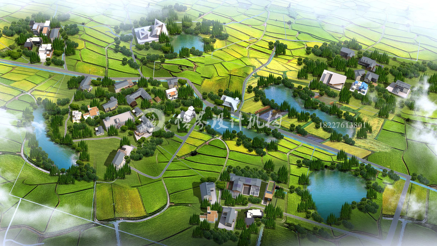 乡村振兴——江西省石城县新中式乡村景观规划设计-XL 建筑与景观设计工作室