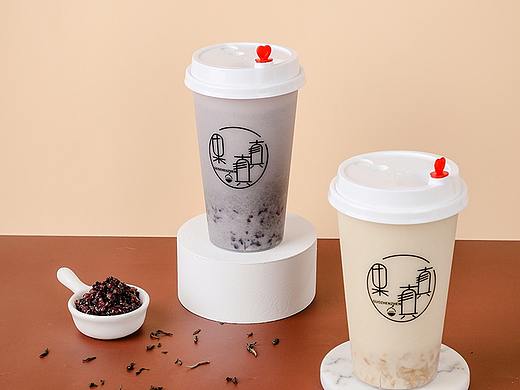 外卖奶茶饮品水果茶饮料黑米燕麦奶茶哈密瓜果茶火龙果