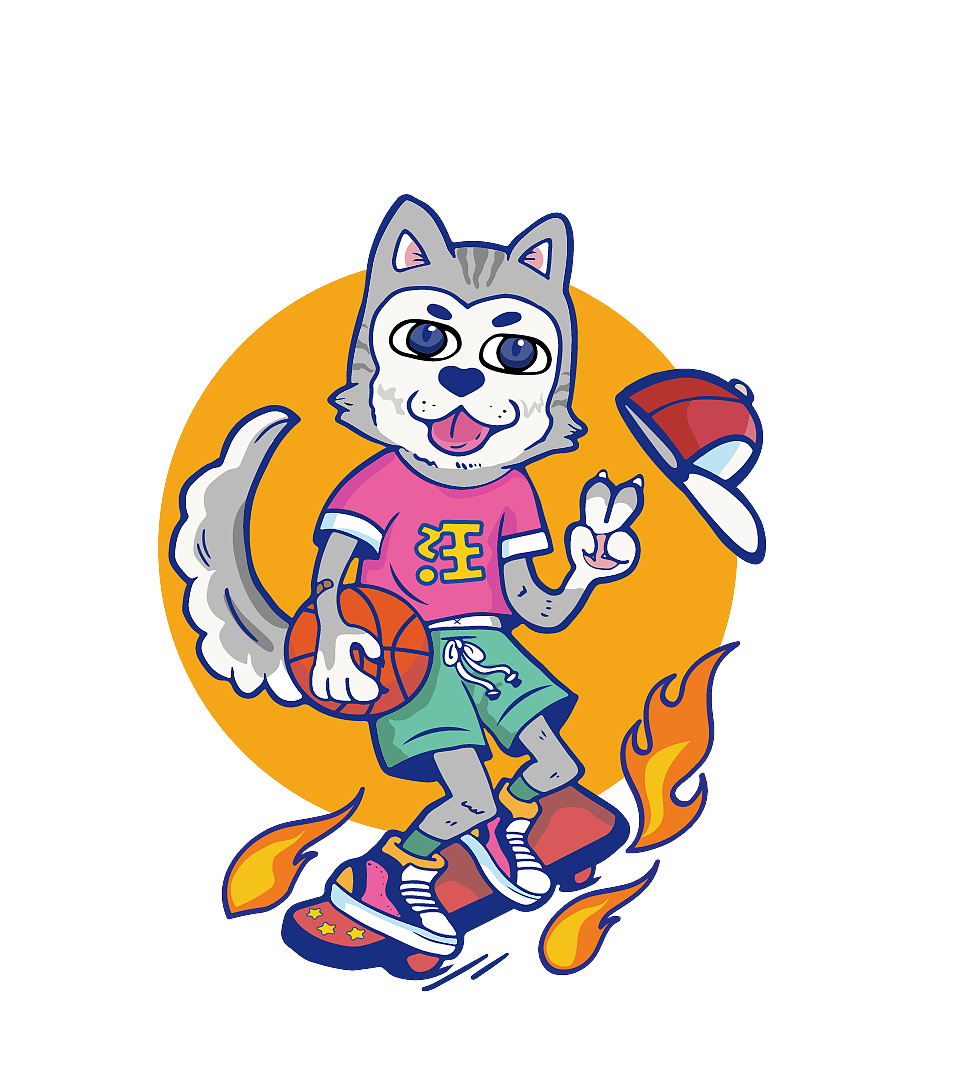 二哈卡通 ip形象 设计