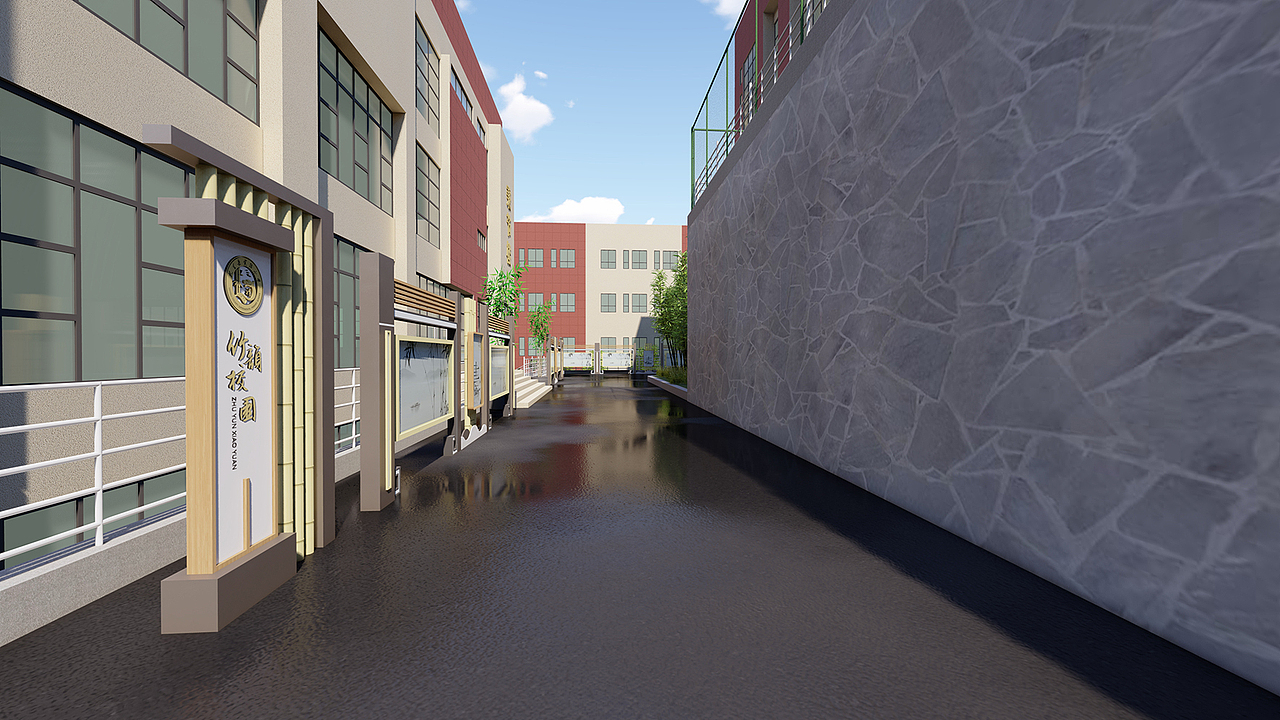 竹韵校园文化（图ZMjIwMjA4MjUy） - 景观设计 - 站酷设计师森美文化设计原创素材 - 站酷ZCOOL