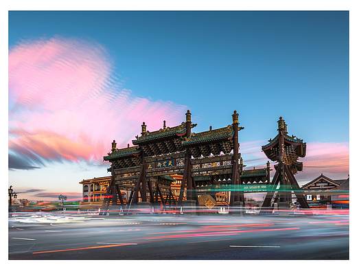 山西大同城市风光