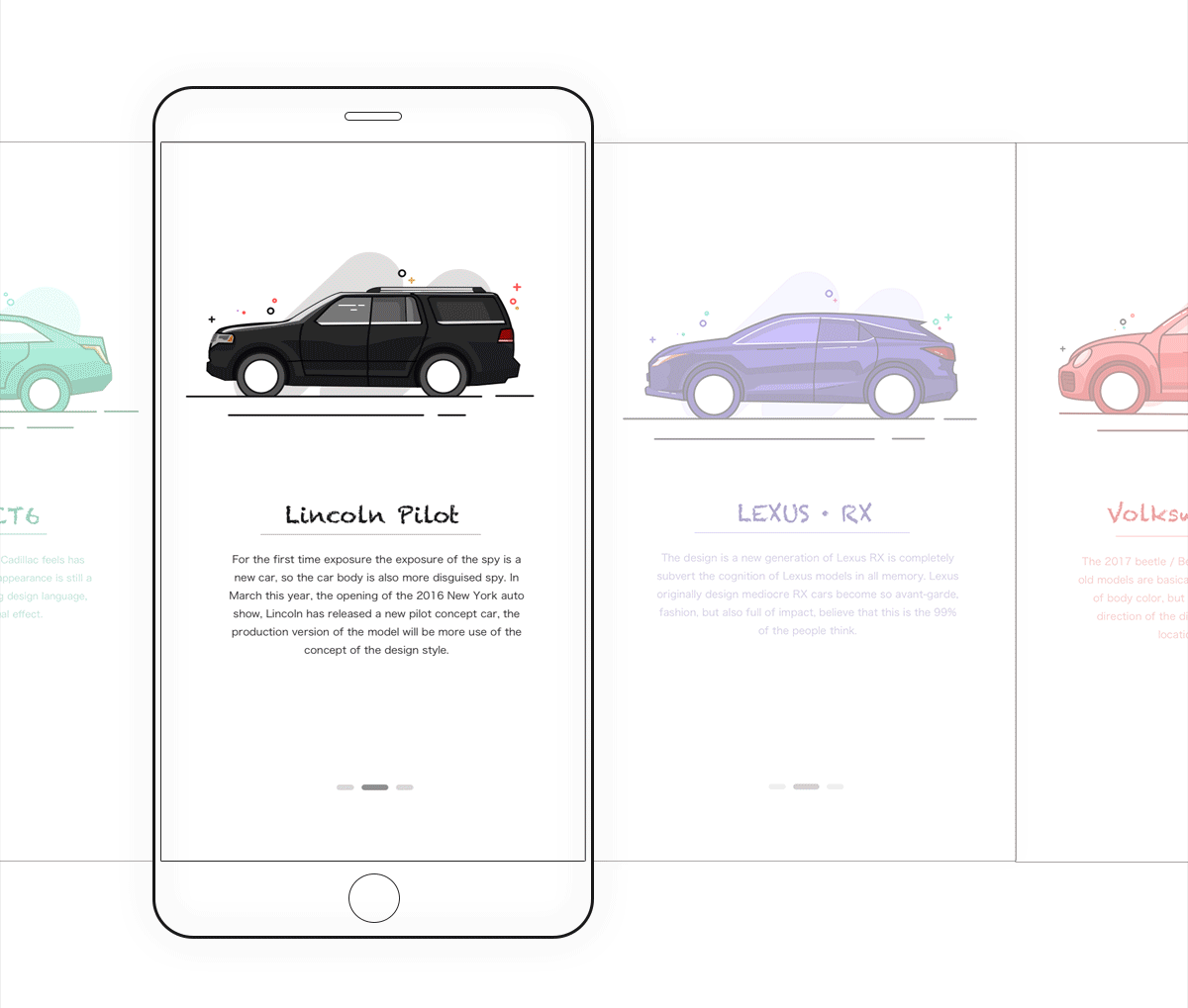 Automotive Forum|Guide page引导页（图ZNjMzNDAxMzY=） - APP界面 - 站酷设计师孔雅轩LineVision原创素材 - 站酷ZCOOL