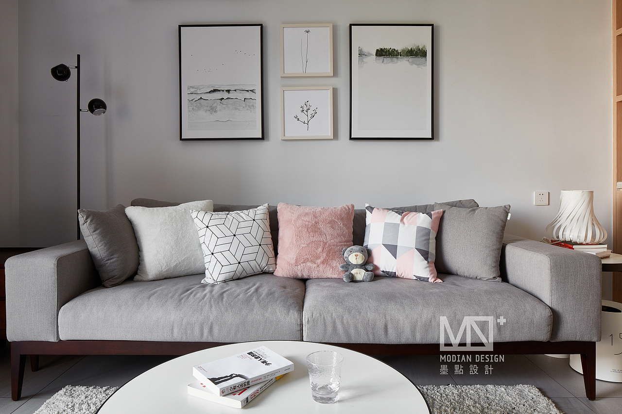 《漫享 . 时光》75平方老房改造|墨点设计（图ZMTM4NjY5MTY0） - 家装设计 - 站酷设计师Z34862485原创素材 - 站酷ZCOOL