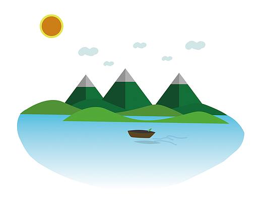 矢量风景（个人主页-ZMjc4ODgxOTY=） - 图案 - 站酷设计师娜朵云OzO毛毛原创素材 - 站酷ZCOOL