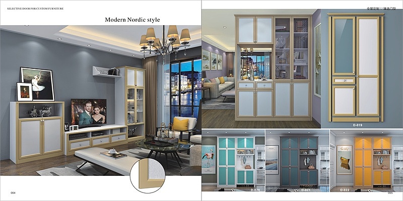 南京轻奢新中式家具图册设计印刷 板式衣柜画册制作