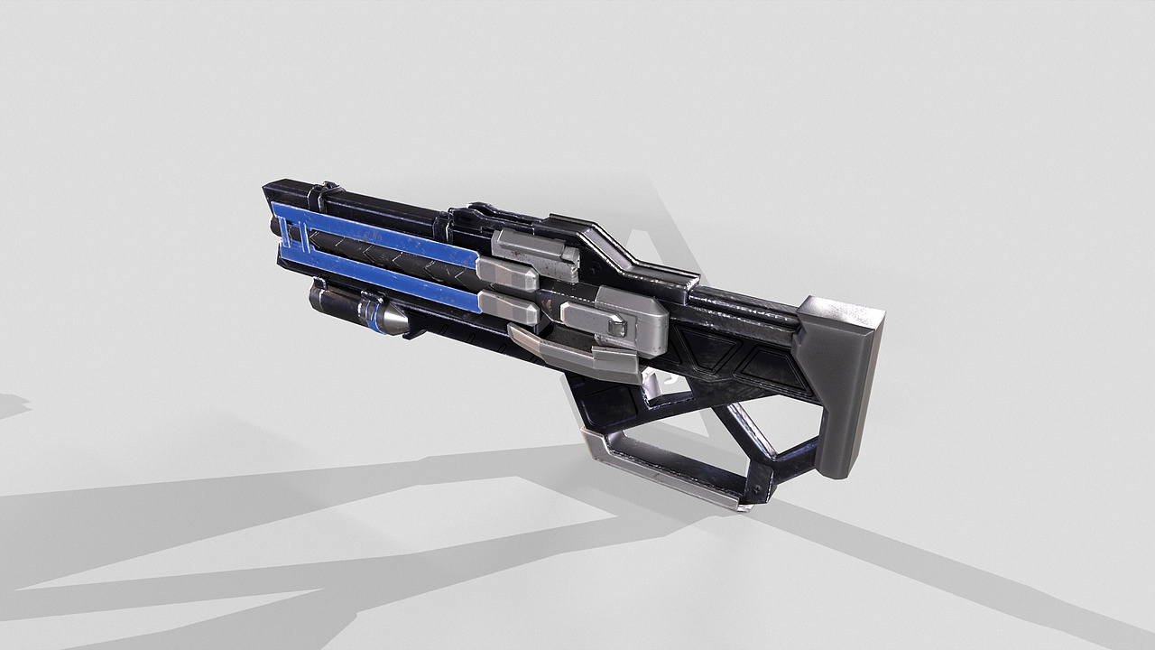 风格化stylized武器尝试士兵76武器