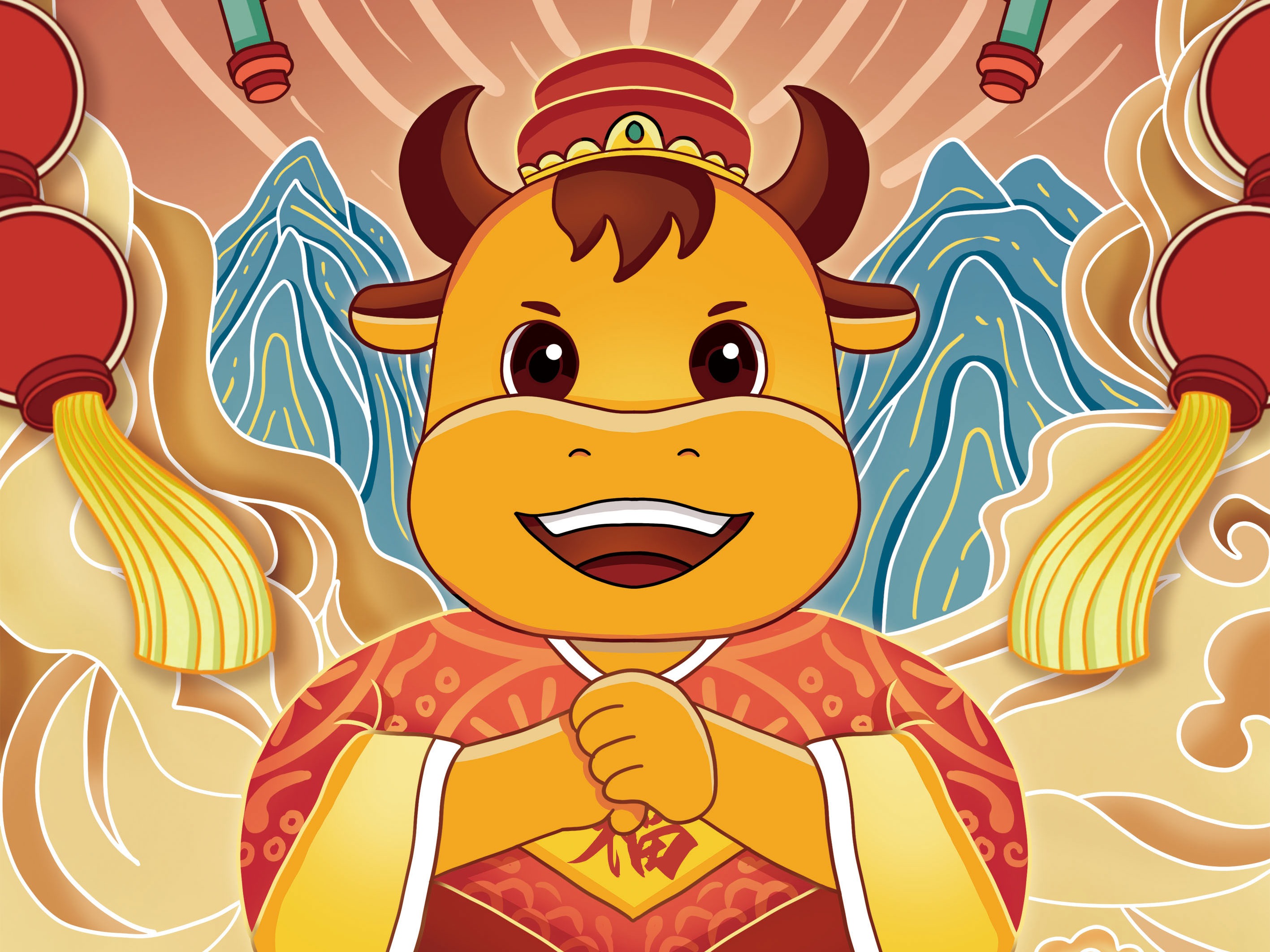 2021牛年形象设计