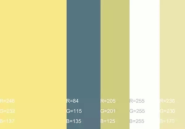 网页配色方案（转载）（图ZMzQ5OTk1MzY=） - 图案 - 站酷设计师和然Design原创素材 - 站酷ZCOOL