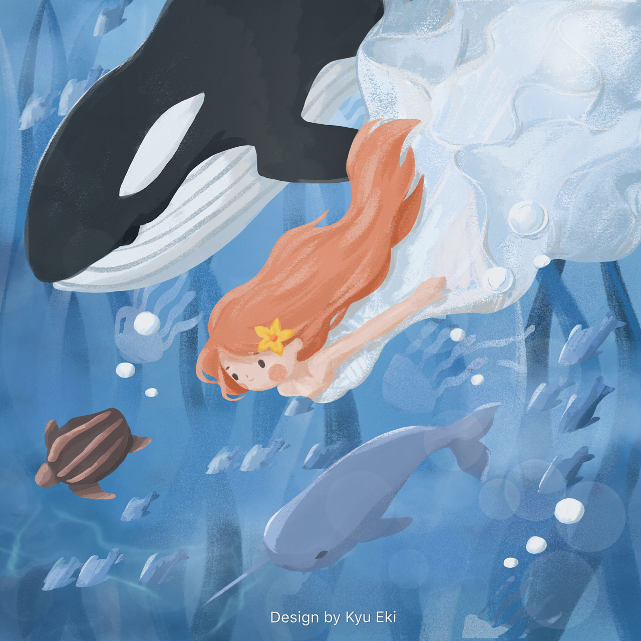 海洋系列|插画|儿童插画|KyuEki - 原创作品 - 站酷 (ZCOOL)