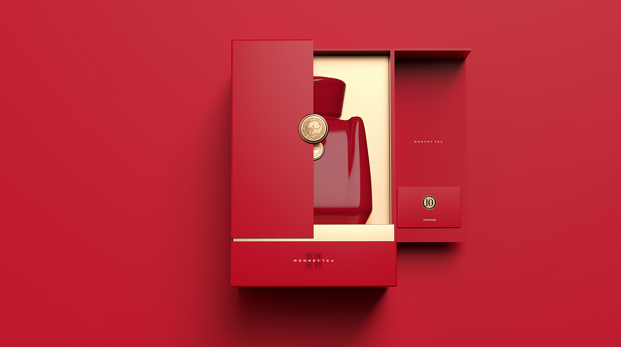 猴牌大红袍-茶叶包装设计（图ZMjY2NDM4NzE2） - 包装 - 站酷设计师刘旭创意原创素材 - 站酷ZCOOL