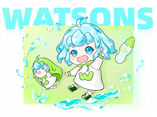 水水 | 屈臣氏水健康守护官 | IP形象设计