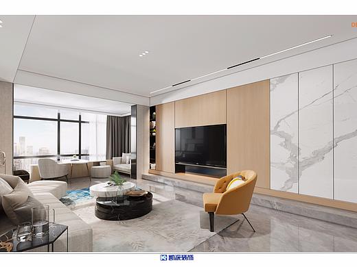 《慕白》前海东岸住宅现代风格设计