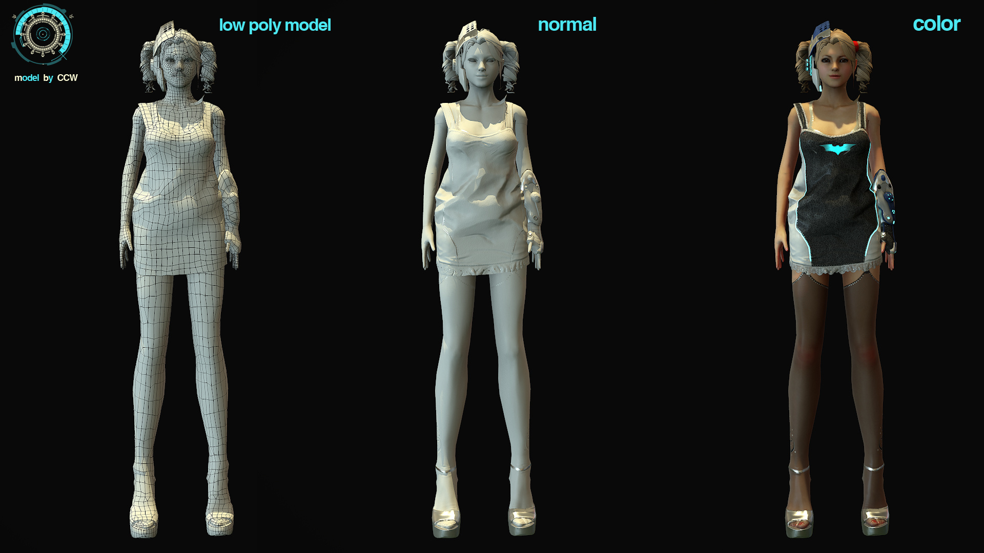 【美女模特3D模型】-现代VR有灯光有贴图MAX2014美女模特3d模型下载-ID486578-免费3Dmax模型库 - 青模3d模型网