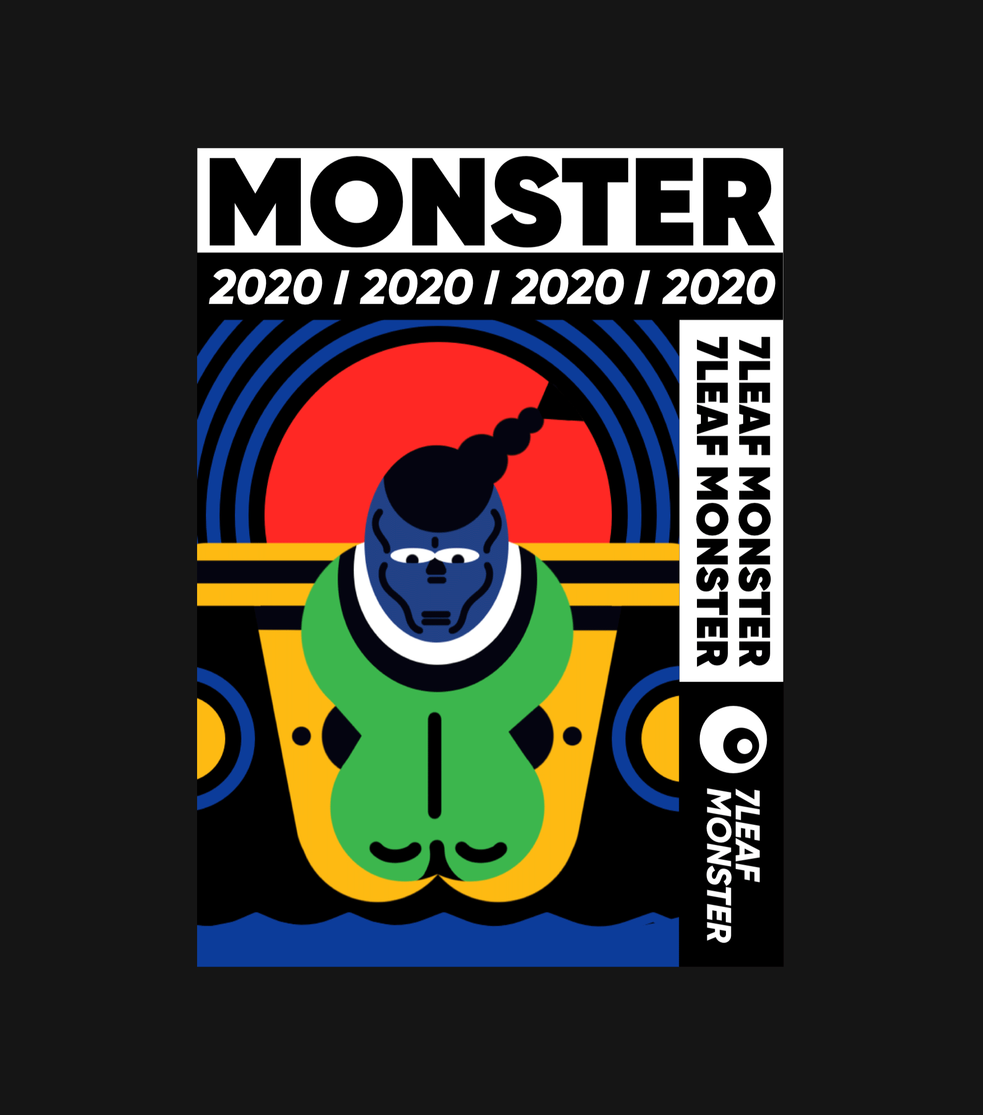 7LEAF MONSTER III（图ZMjE5NzE3MDAw） - 艺术插画 - 站酷设计师7leaf原创素材 - 站酷ZCOOL