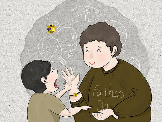 周大福父亲节插图
