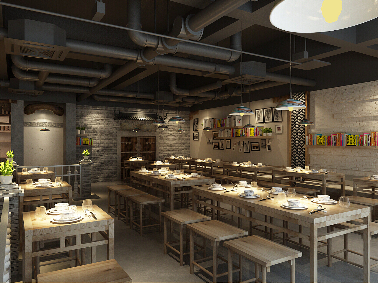 秦人美食陕西美食方案VI