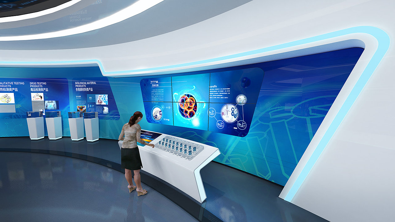 多功能企业展厅（图ZMTcyMDU3MTQ0） - 其他三维 - 站酷设计师设计狮Ming原创素材 - 站酷ZCOOL