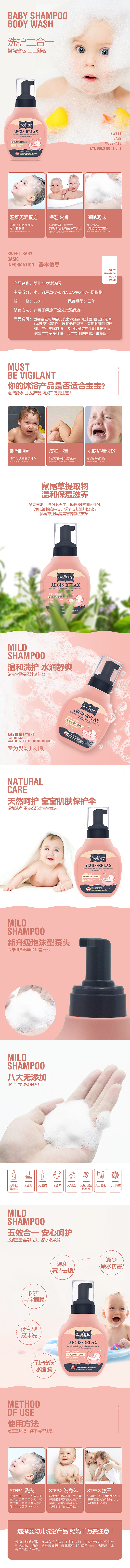 婴儿洗护详情页（图ZMTU4ODg0MTQw） - 电商 - 站酷设计师陆离视觉原创素材 - 站酷ZCOOL