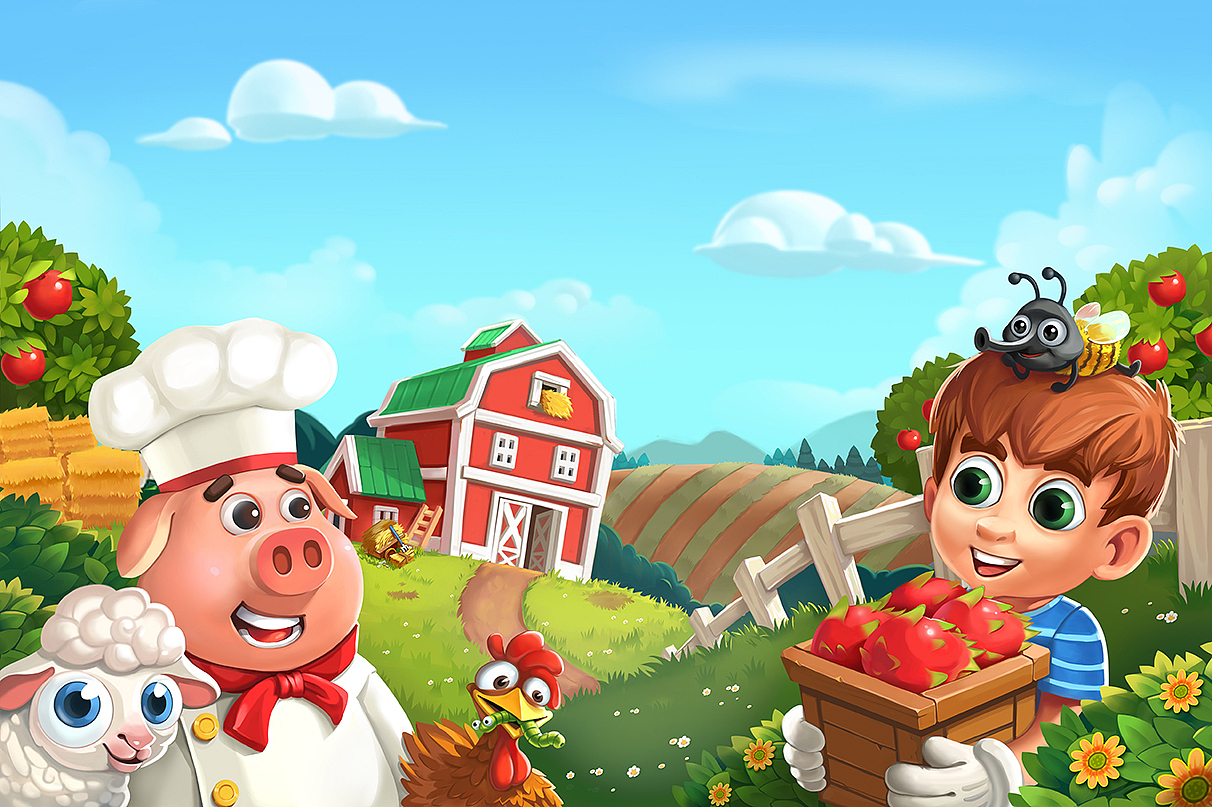 最近爱上农场游戏创作108粉丝12352佛山 | 插画师何浩斌创作20粉丝