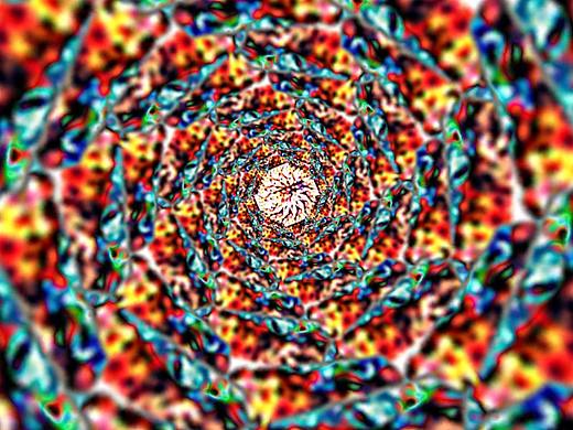 像素风格放射无文字海报