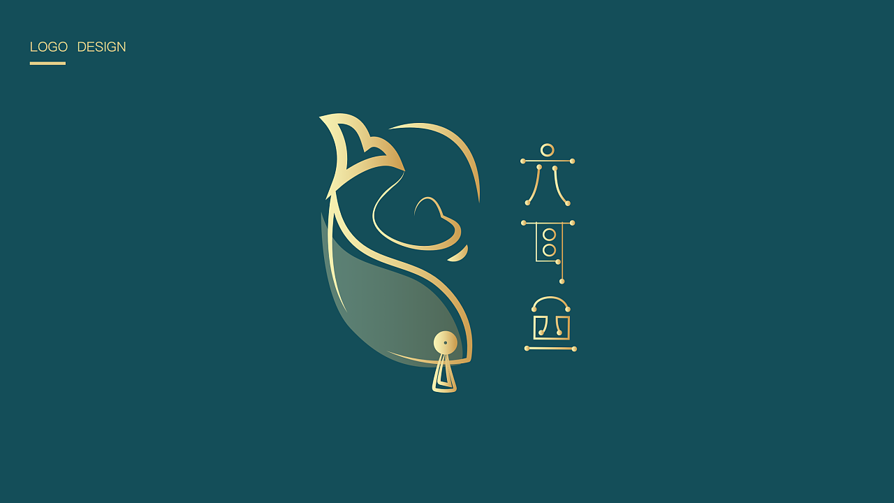 六耳鱼 品牌logo design