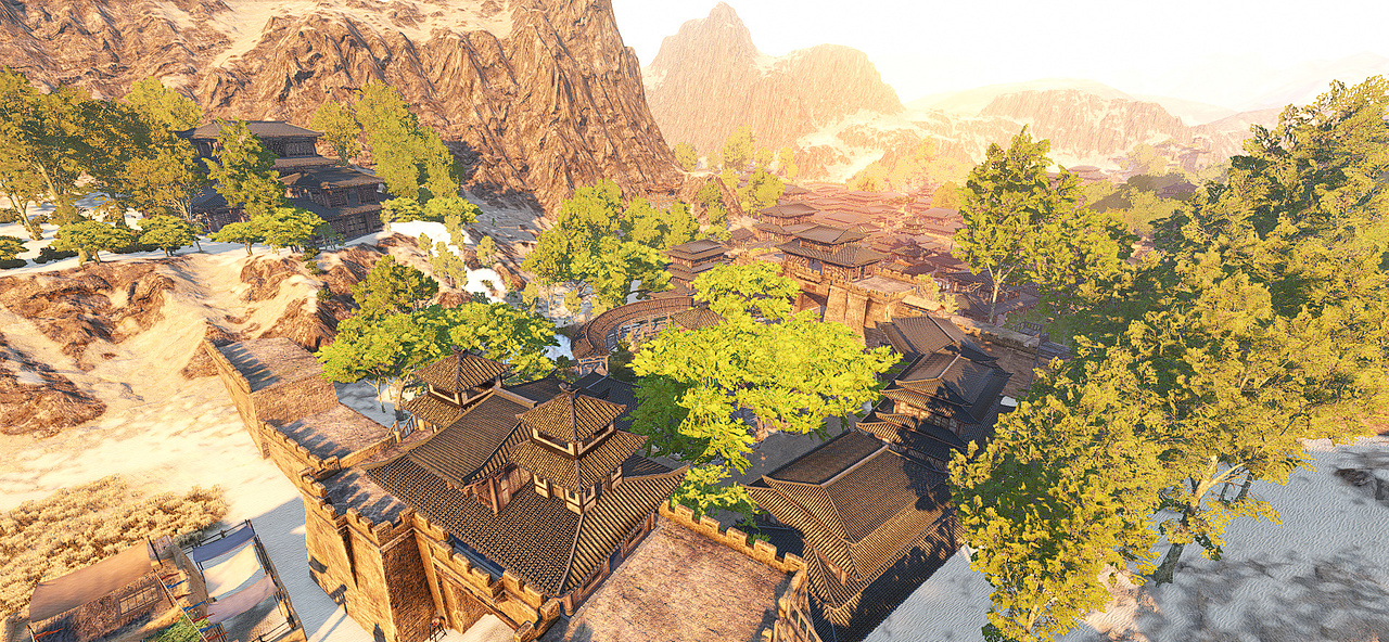 【衣谷三国概念设定】场景地编截图（一）（图ZMzIzOTQ4NzI0） - 概念设定 - 站酷设计师疾风Shawk原创素材 - 站酷ZCOOL