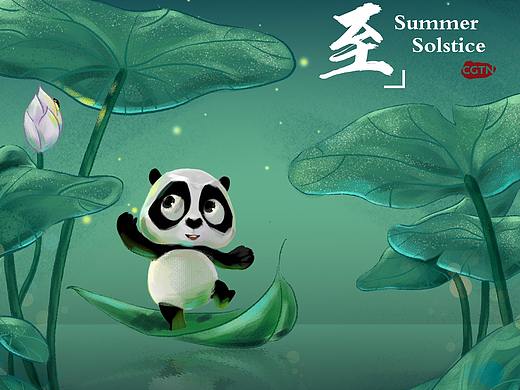 24节气-系列插画海报-夏至