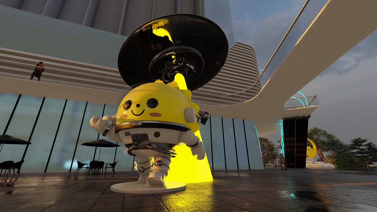 商业街景观美陈雕塑氛围营造设计