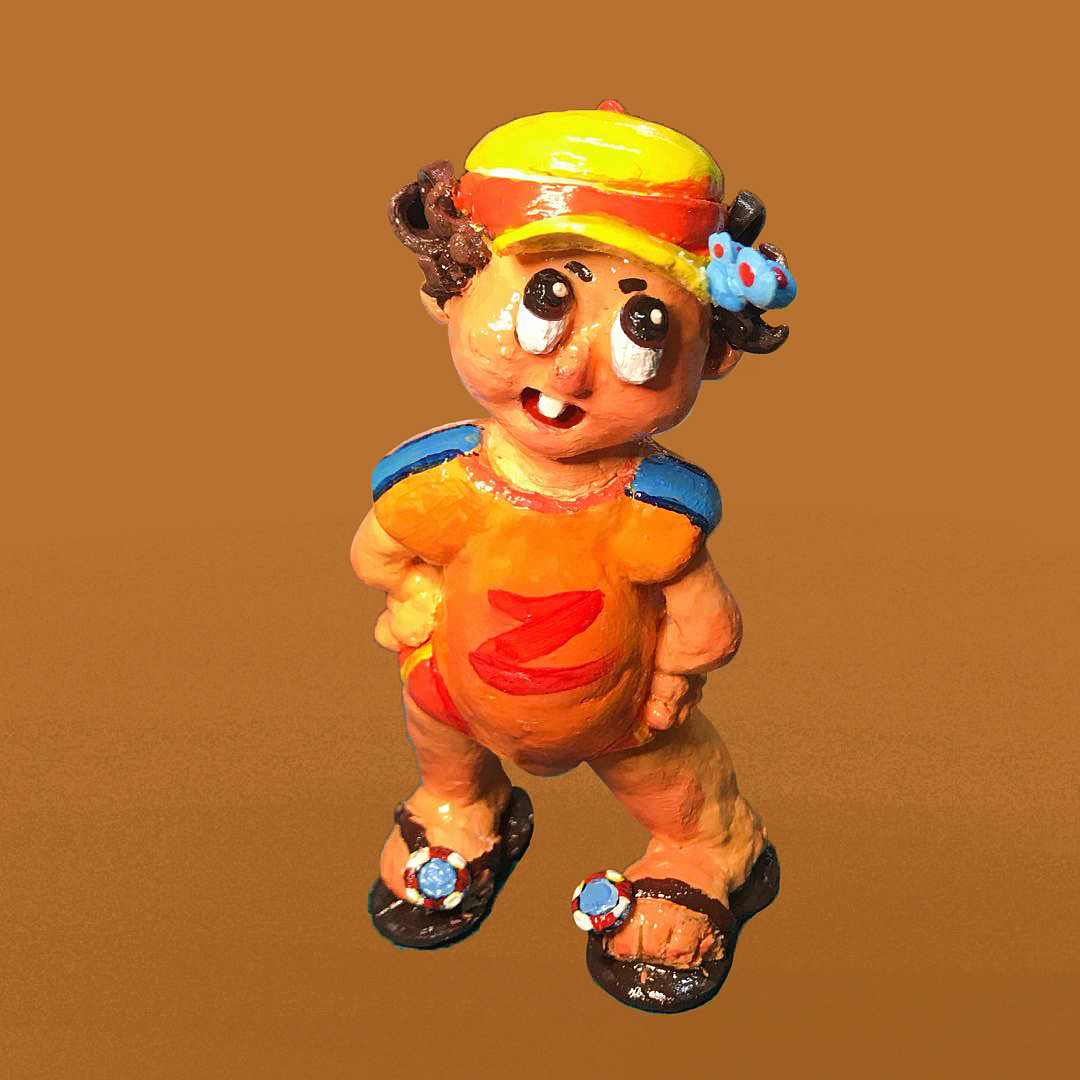 卡通雕塑-超轻粘土作品