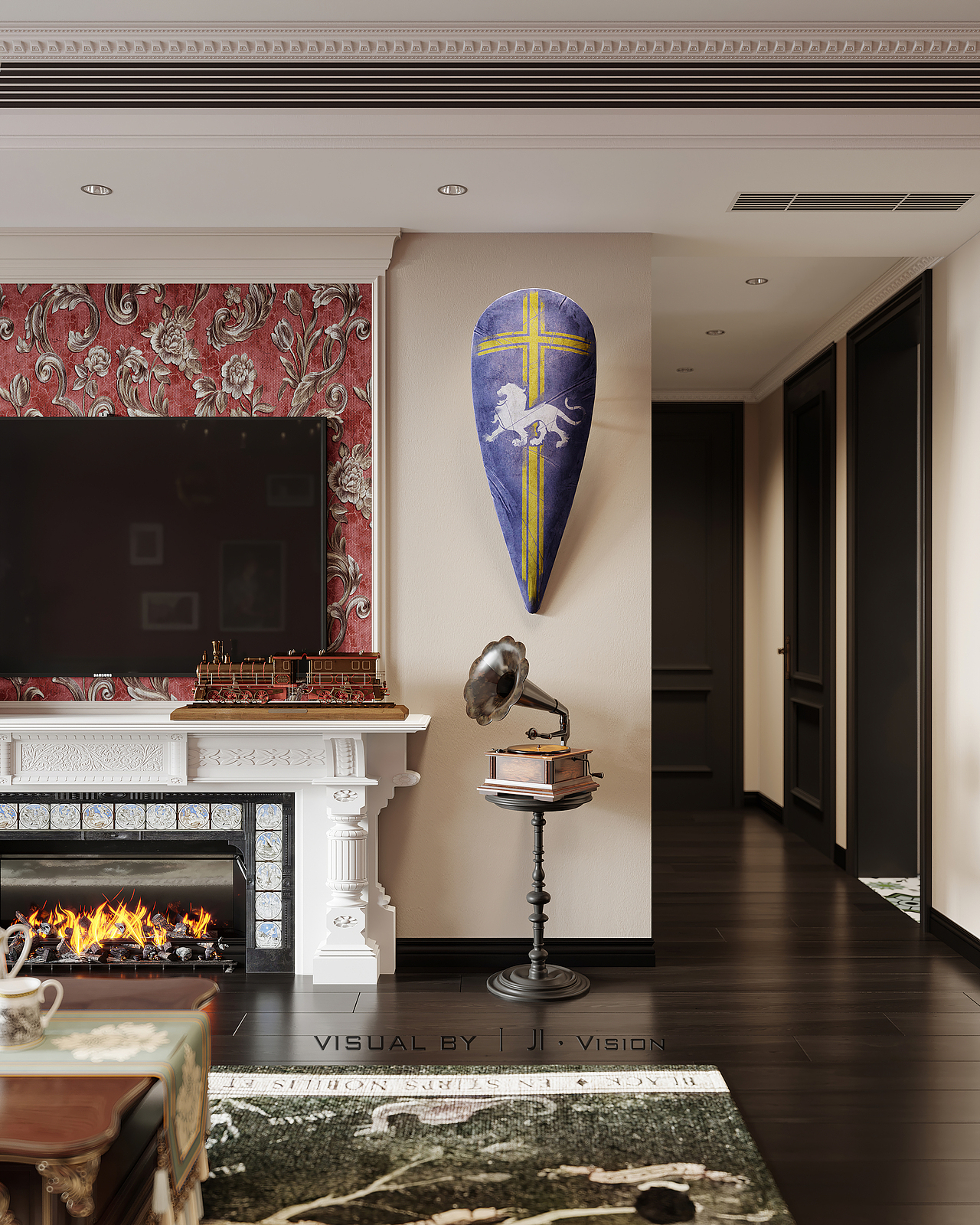 英伦复古空间表现（图ZMjgyNDcyMDUy） - 家装设计 - 站酷设计师極空间表现原创素材 - 站酷ZCOOL