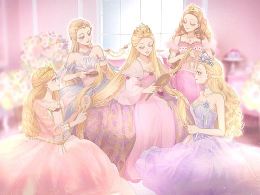 芭比娃娃日漫风格