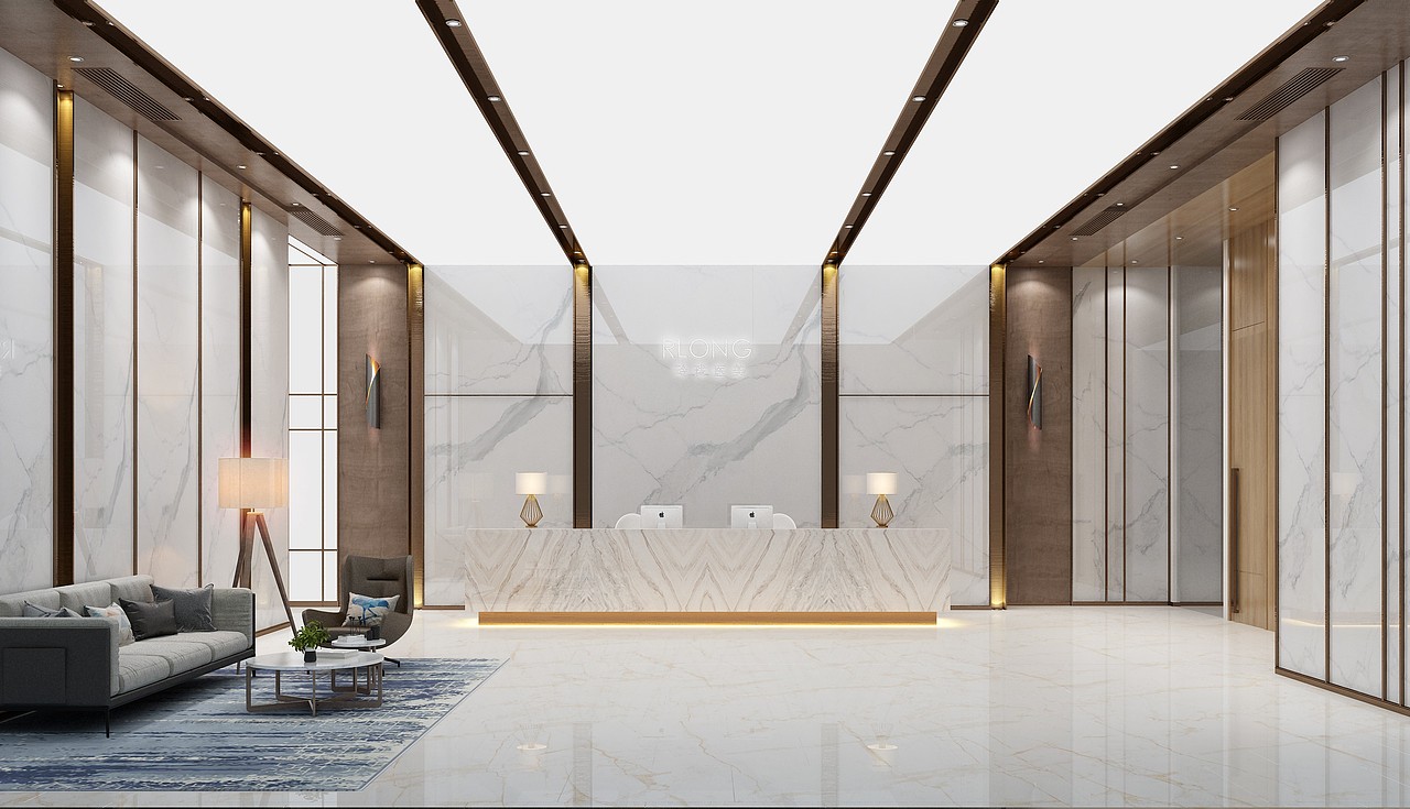 美容院大厅接待（图ZMTU0NTQwMjIw） - 家装设计 - 站酷设计师铁板土豆片哇原创素材 - 站酷ZCOOL