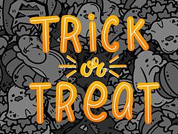 doodle风的Trick or Treat万圣节小图（1.0版）