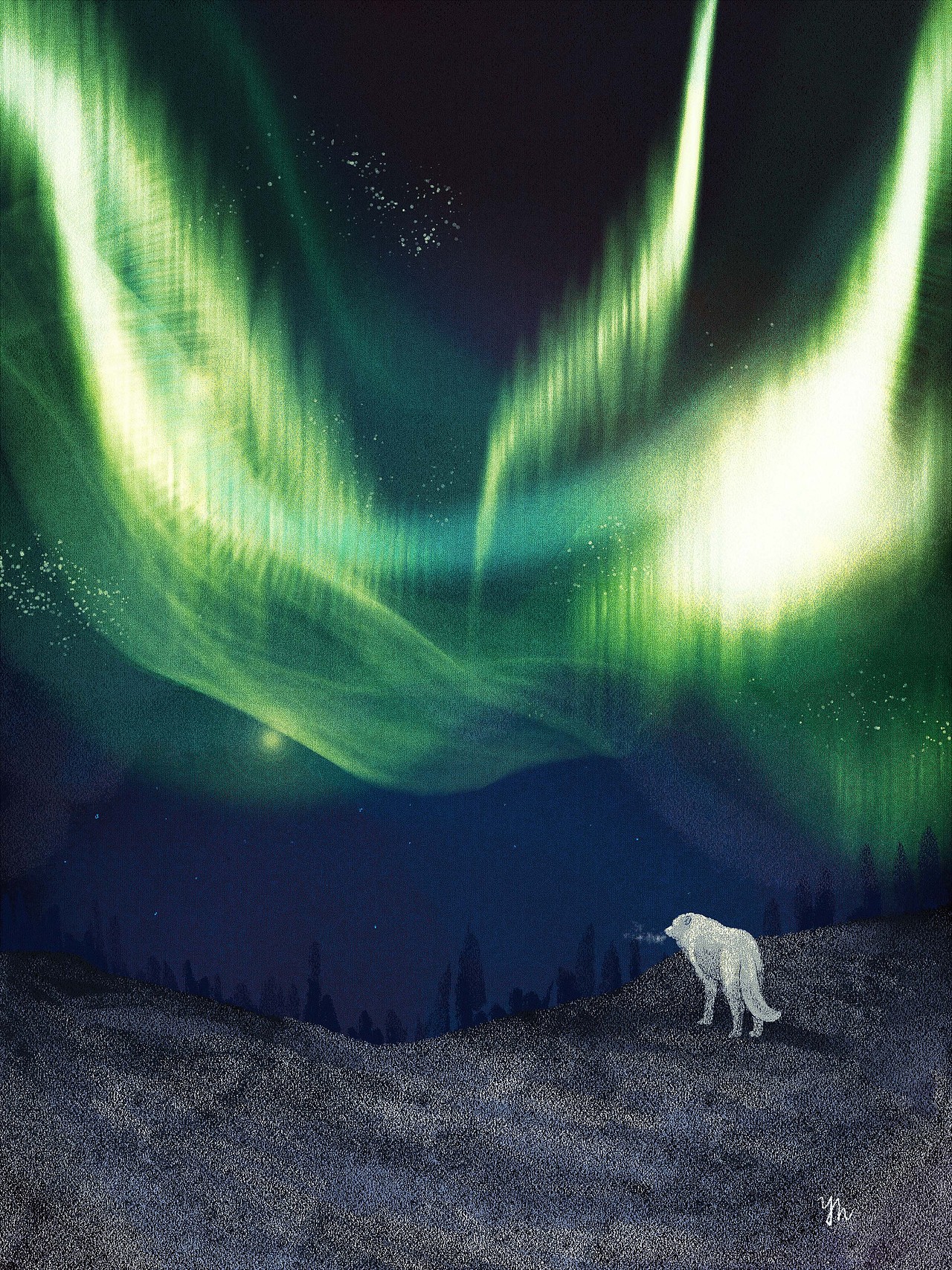 冬日（图ZMjgyMDUyNDEy） - 艺术插画 - 站酷设计师黃昱銘插畫原创素材 - 站酷ZCOOL