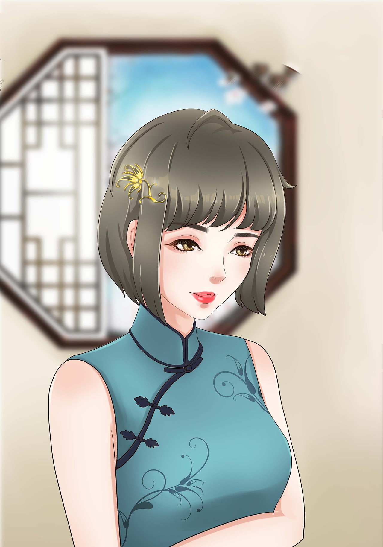 古风妹子（图ZMTM2NjIxNTYw） - 创作习作 - 站酷设计师黑猫一只原创素材 - 站酷ZCOOL