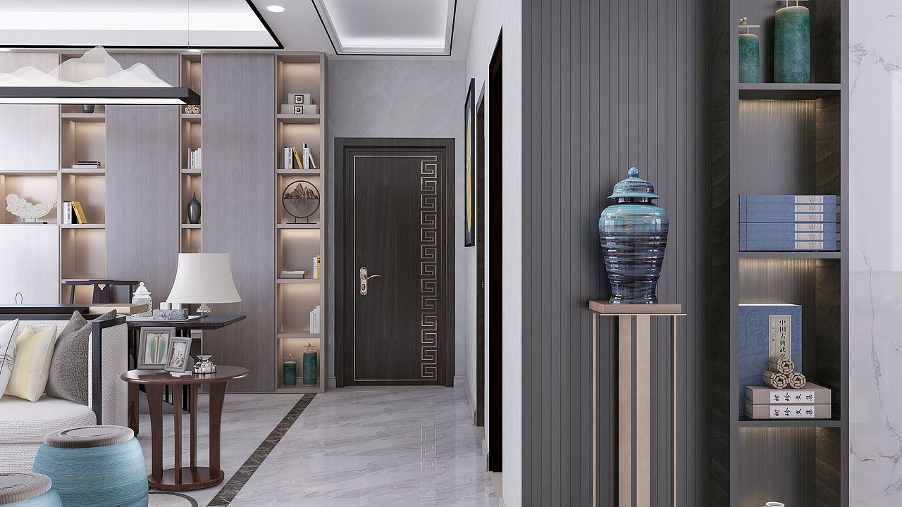 扬州瘦西湖壹号院160平方-纯酷家乐制作