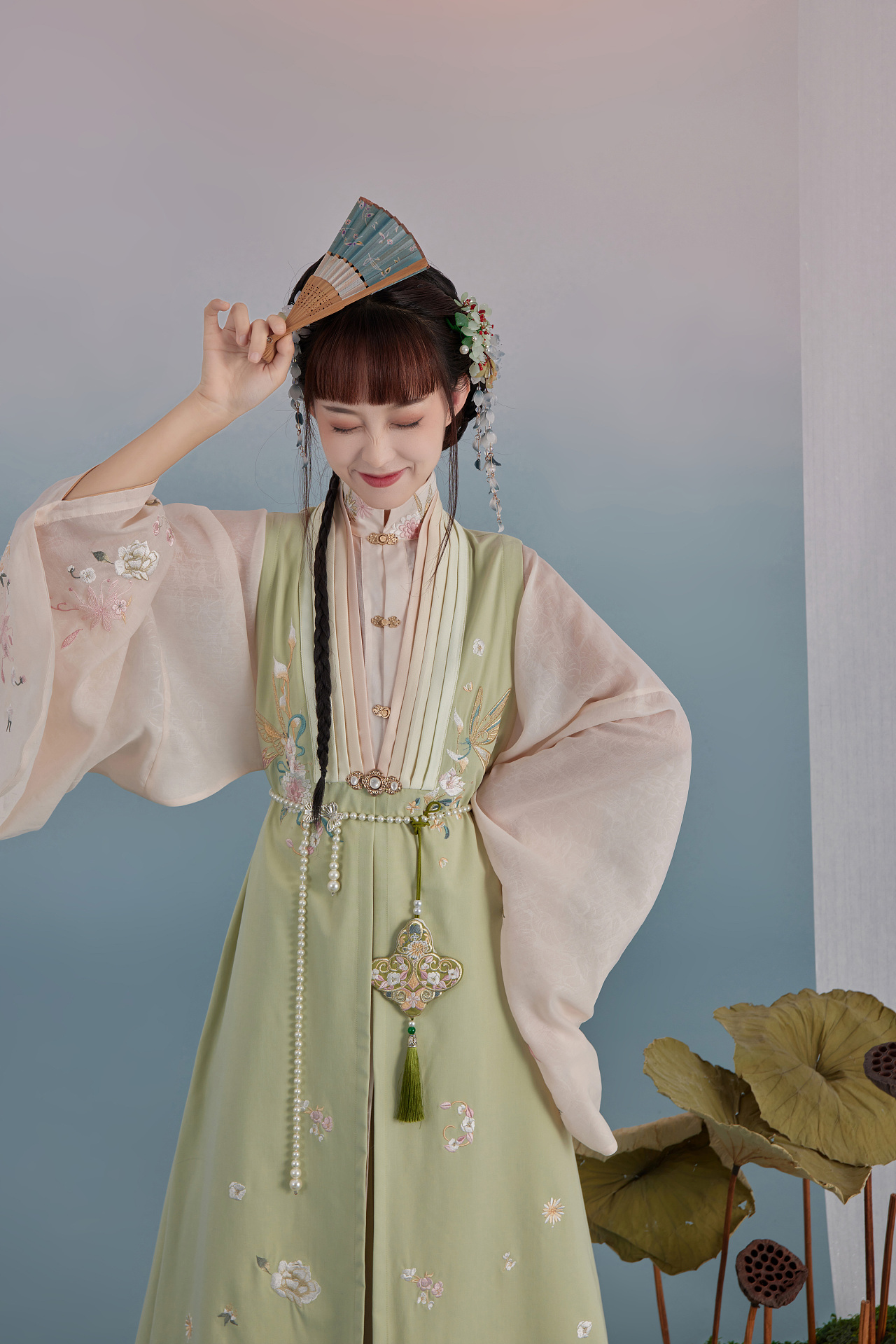 汉服设计| 青萝 明制比甲