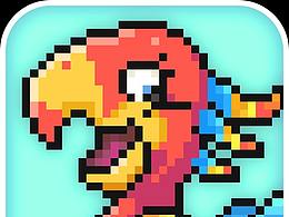 鹦鹉像素icon