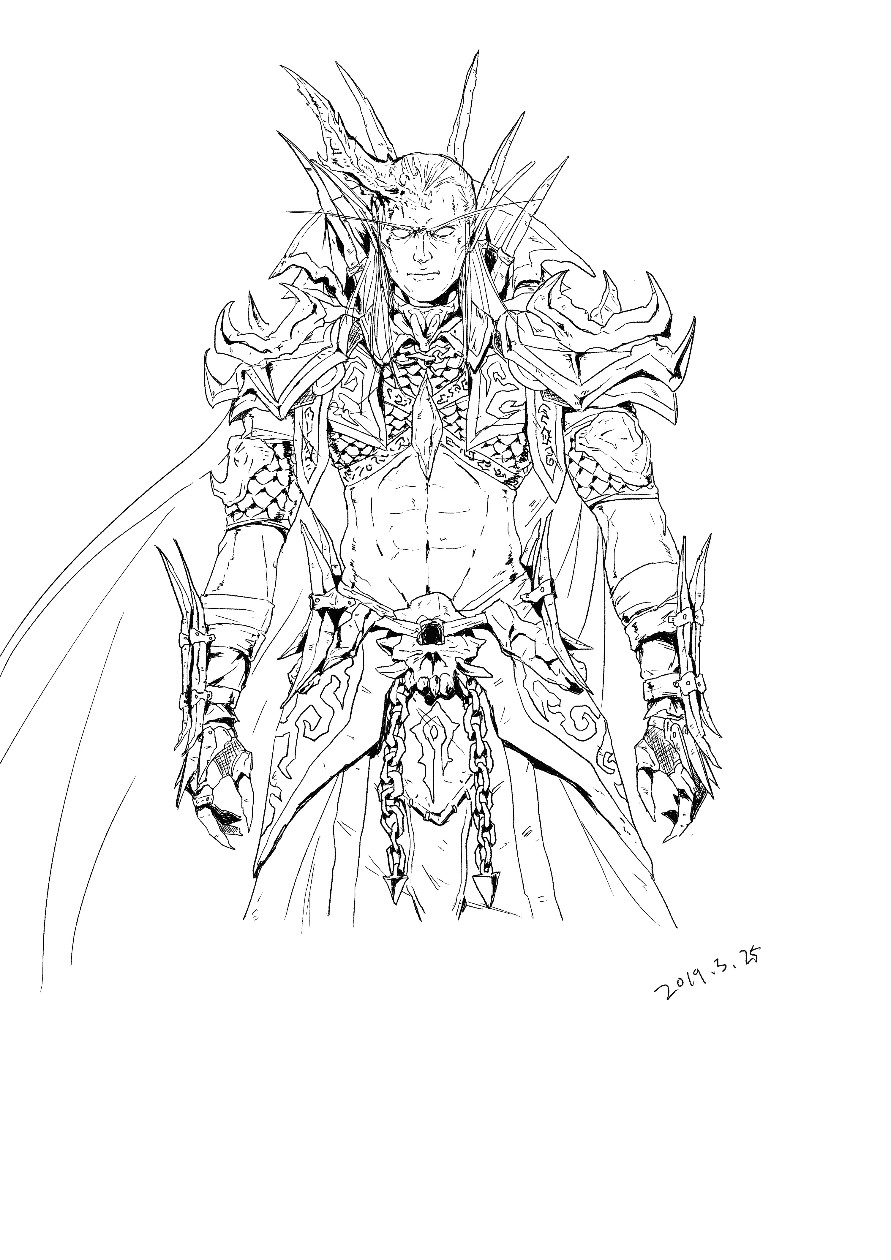 《魔兽世界》沉溺于邪能力量的血精灵术士