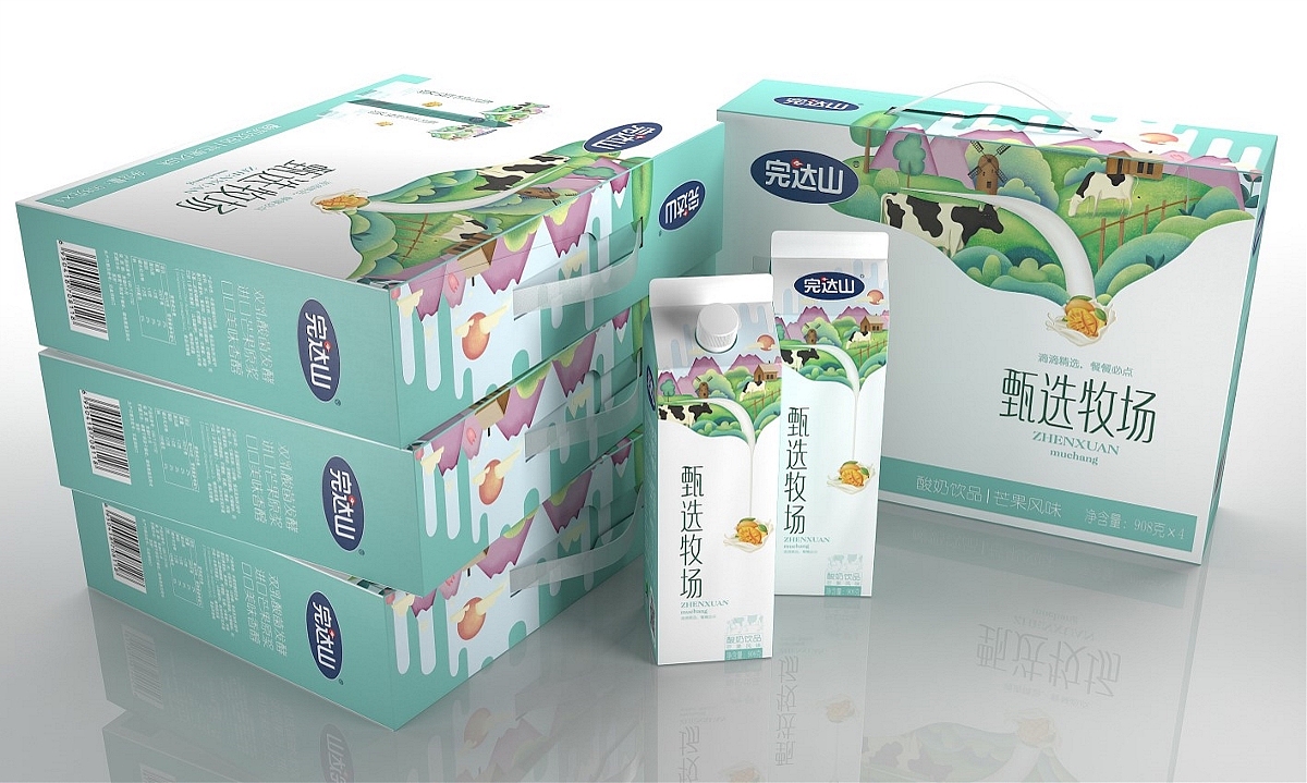 完达山甄选牧场——徐桂亮品牌设计